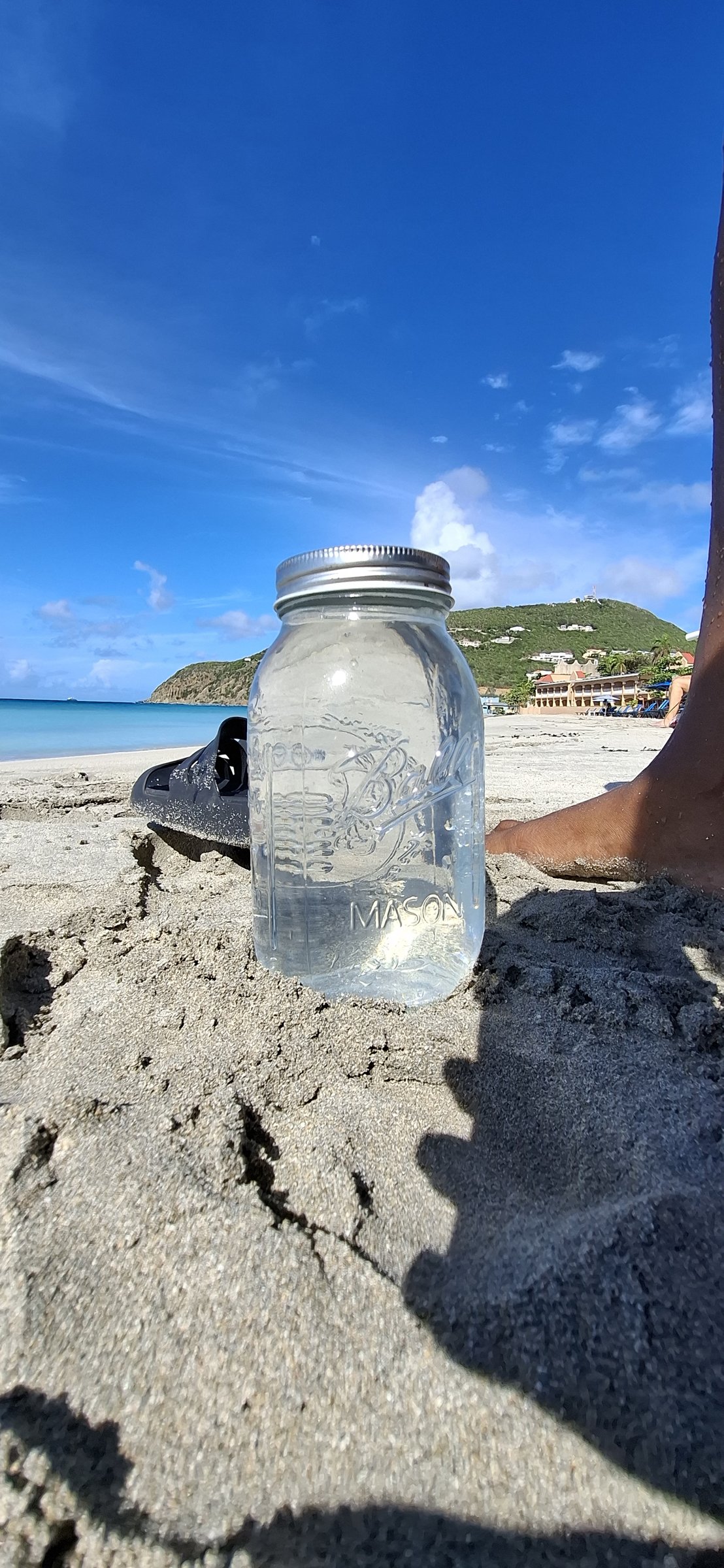 Wide view across the hills and bays of Sint Maarten